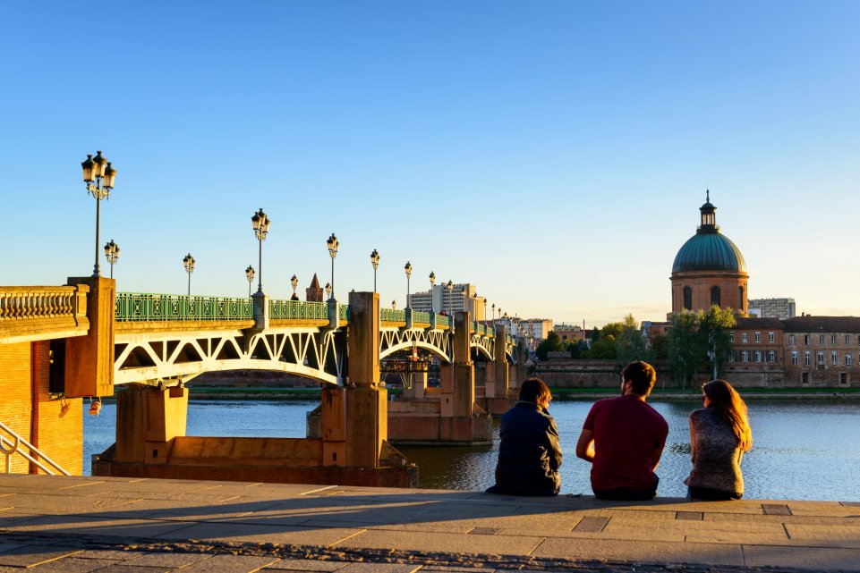 Au bord de la Garonne à Toulouse