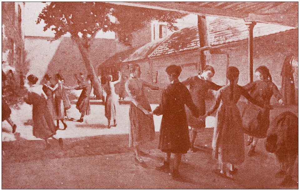 peinture école 1890