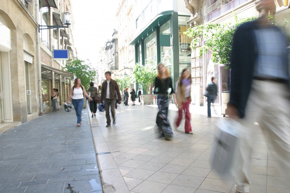 shopping en ville à Bordeaux