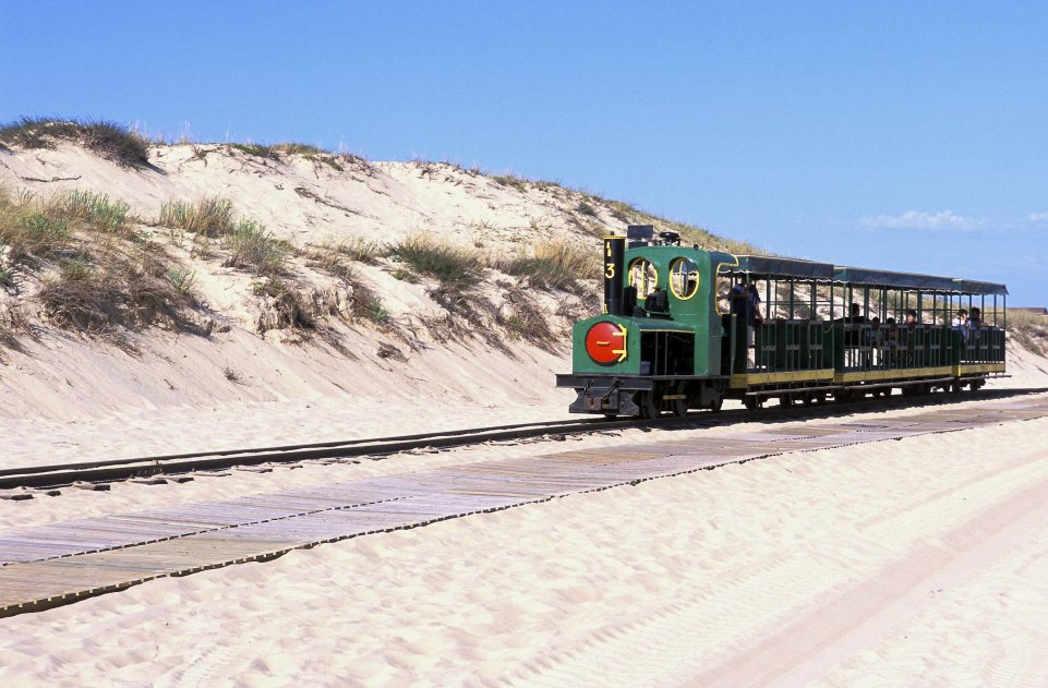 La plage du petit train au cap ferret 