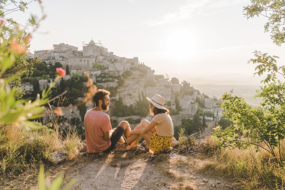Jeune couple en Provence