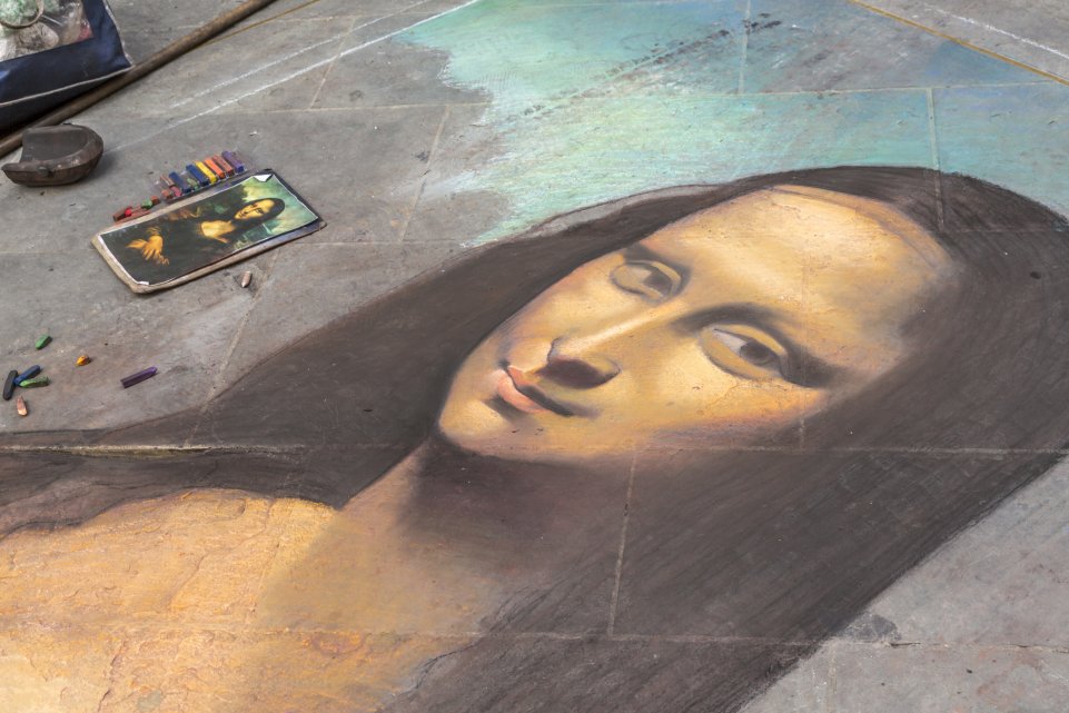 street artist oeuvre joconde