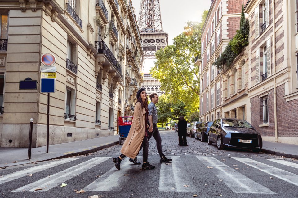 Couple dans la rue