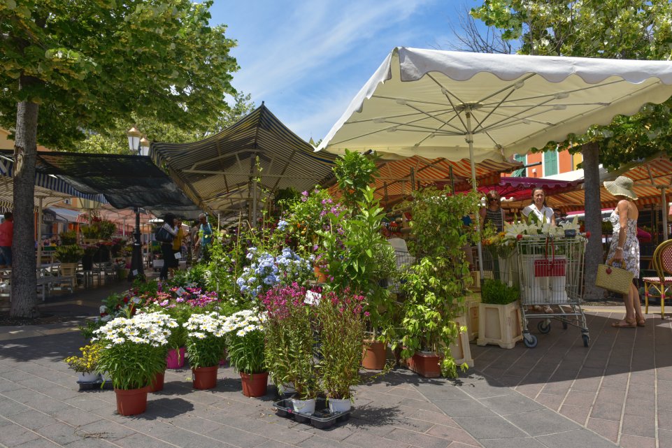 Marché aux fleurs du cours Saleya, Nice