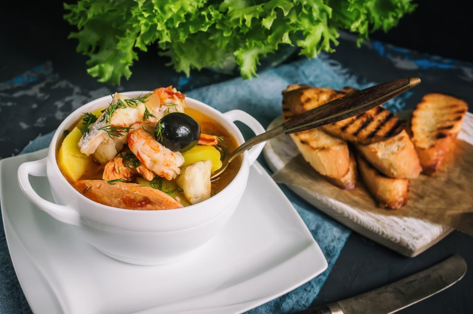 Une bonne bouillabaisse de Marseille