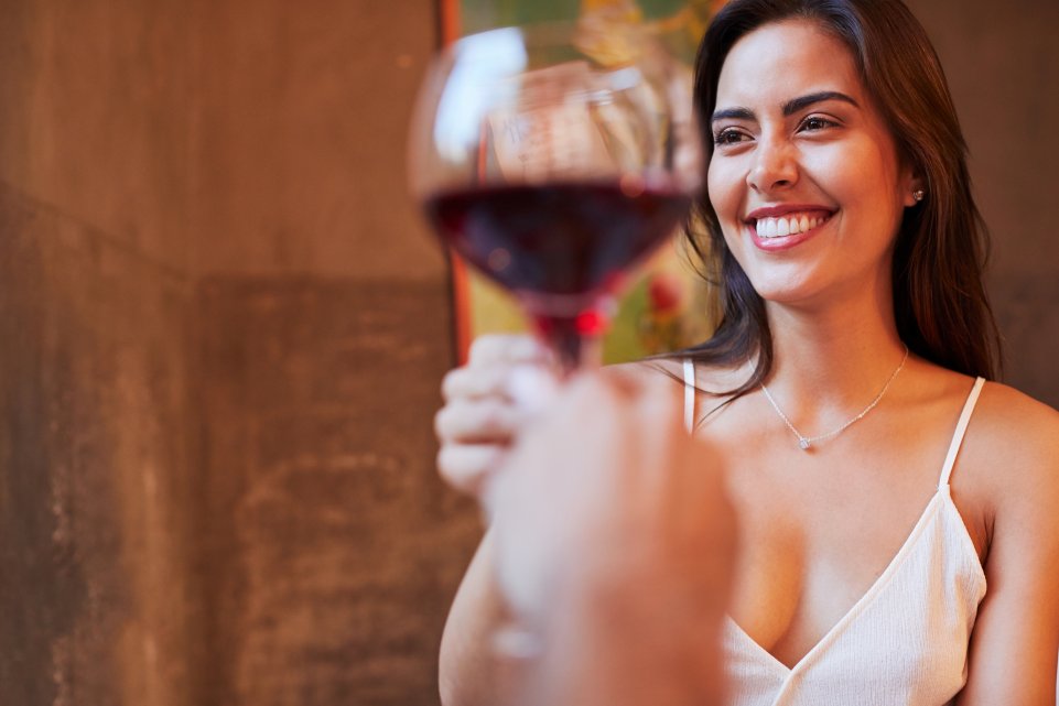 femme vin