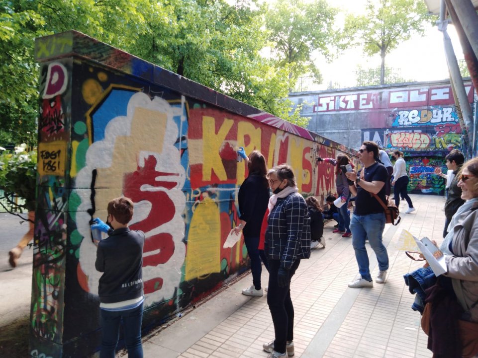atelier street art Graffiti Paris