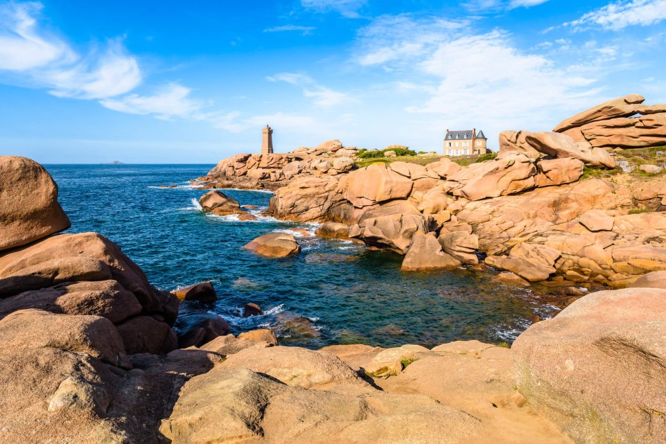 La côte de Granit Rose à Ploumanach