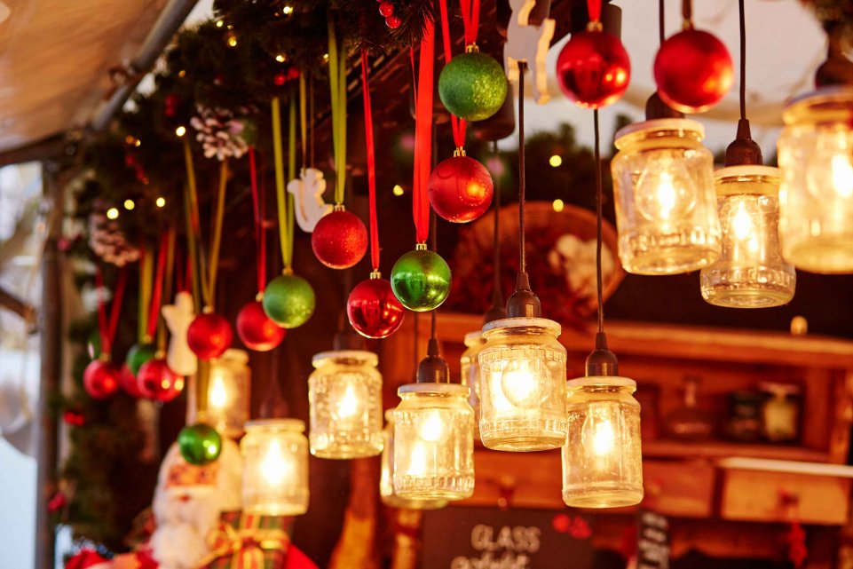 Stand marché de noël