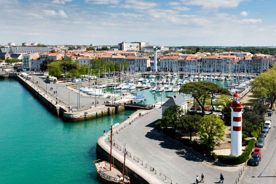 vue vieux port la rochelle
