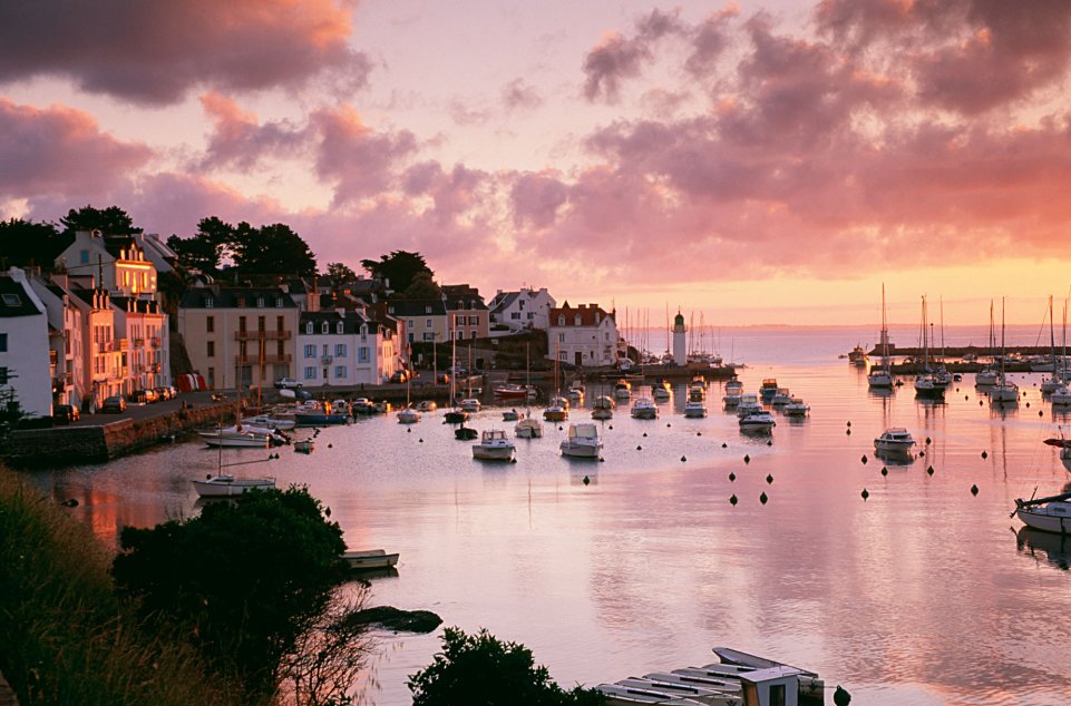 coucher de soleil belle ile en mer 