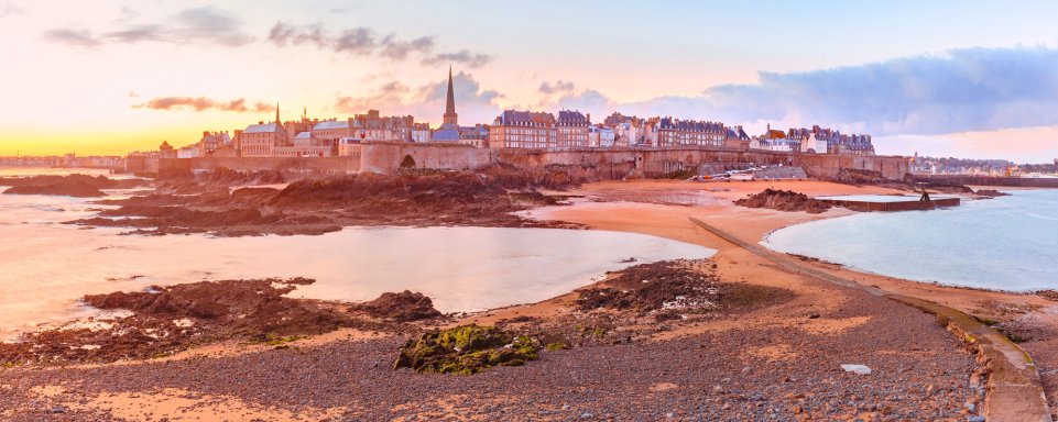 Coucher de soleil sur Saint-Malo
