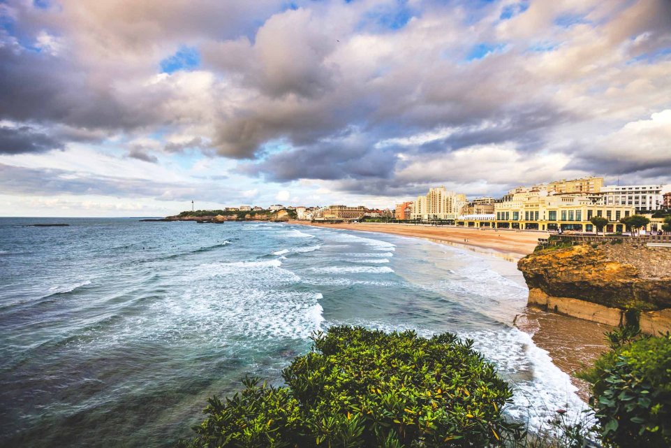 grande plage de biarritz 