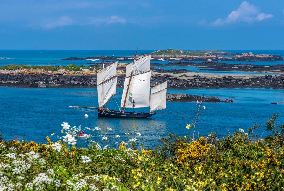 La Cancalaise dans l'archipel de Chausey
