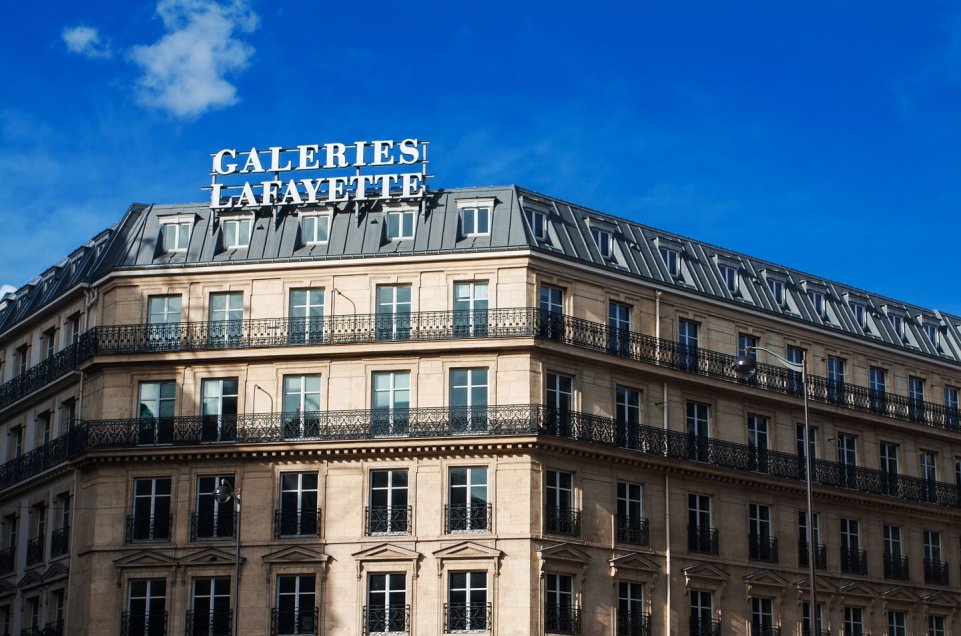 Galeries Lafayette Boulevard Haussmann Paris 