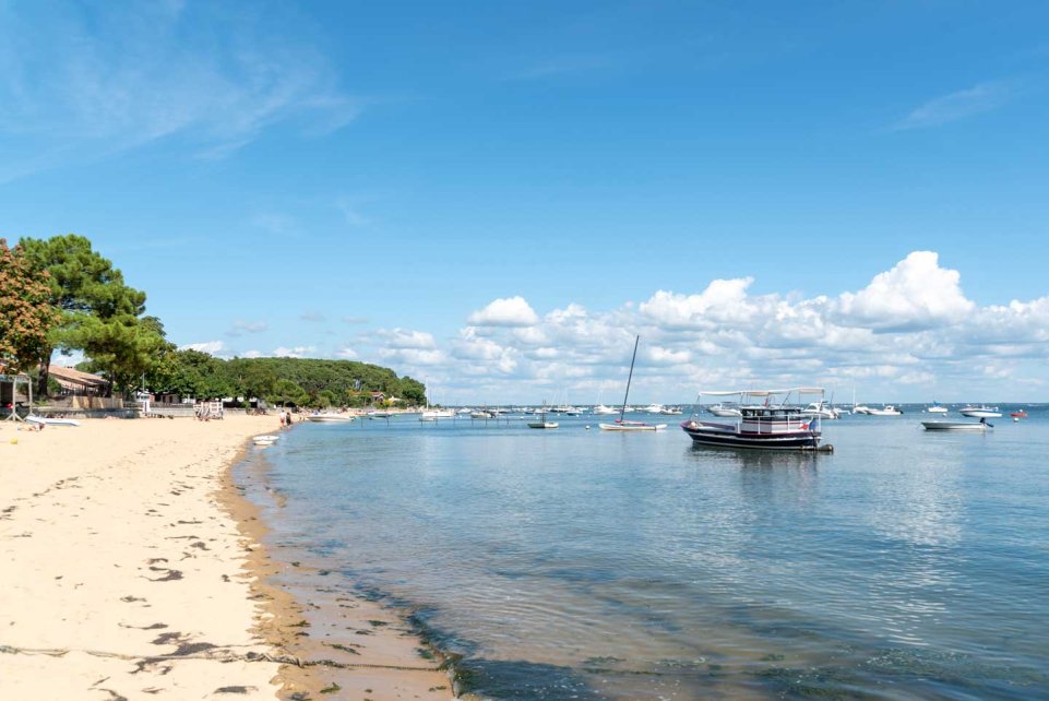 La plage de la pointe aux chevaux au Cap Ferret 