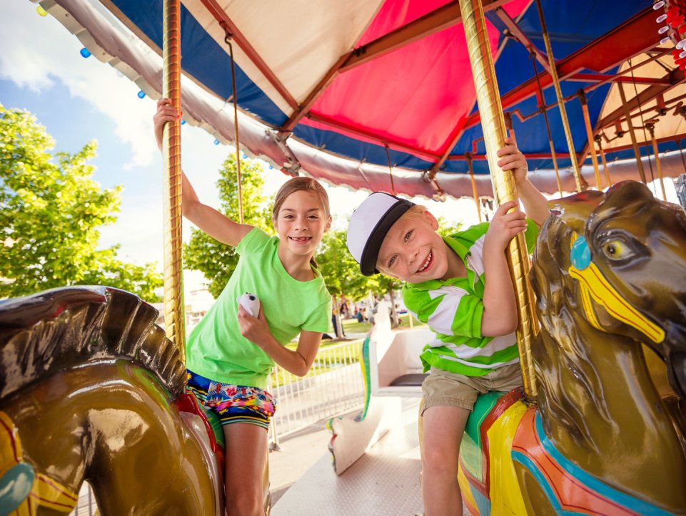 parc de loisirs manège enfants