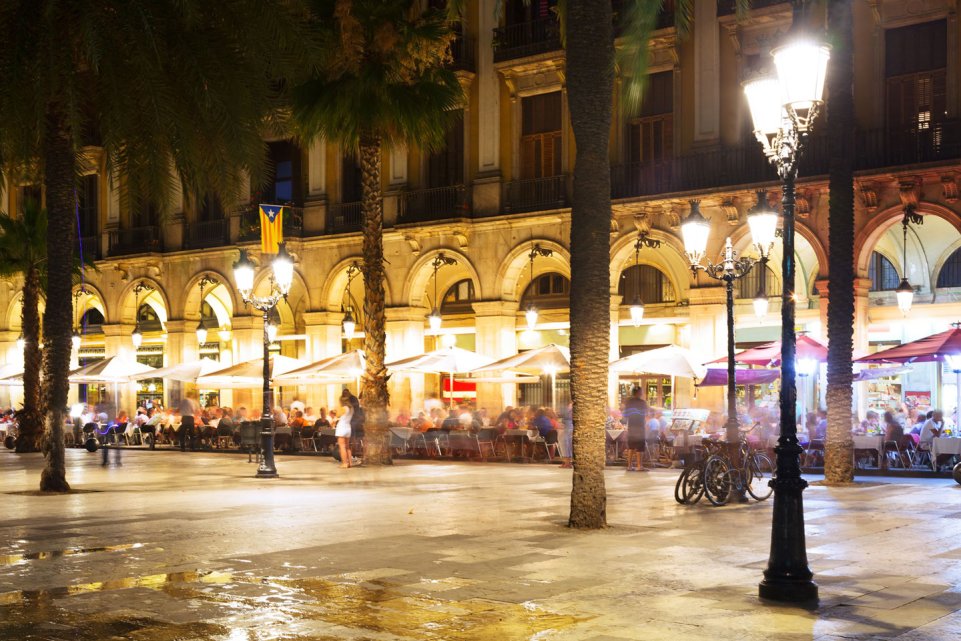 Placa Reial à Barcelone