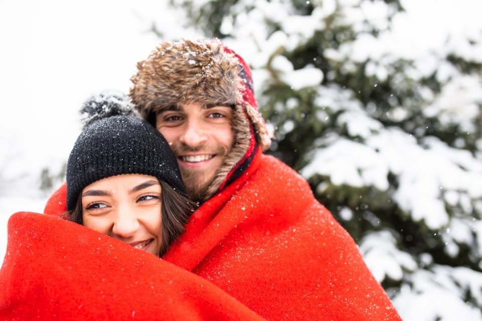 Couple neige