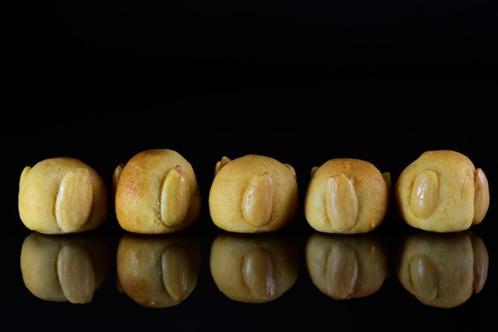 Bethmännchen gâteaux allemands avec des amandes