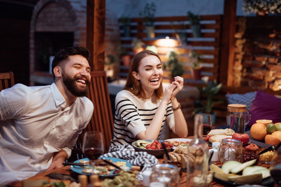 repas restaurant couple