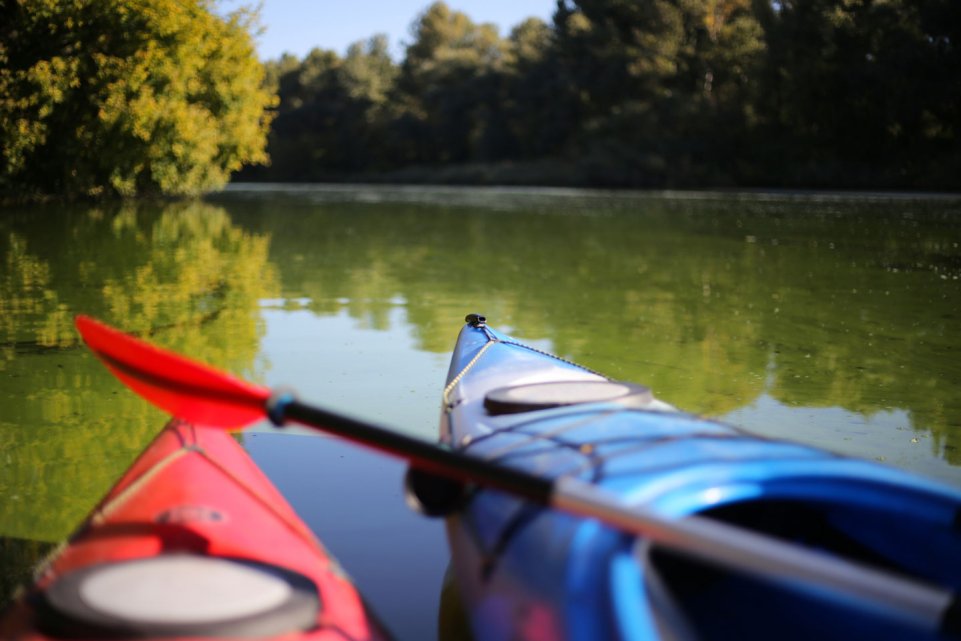 kayak rivière campagne