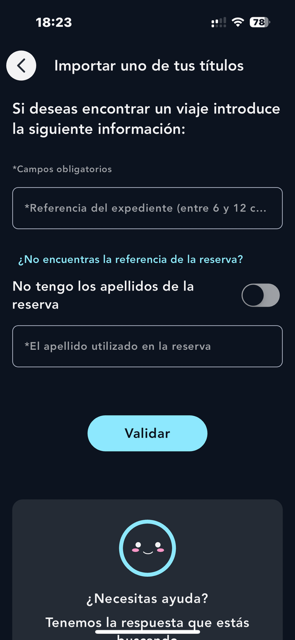 Encuentra la referencia de tu expediente y consulta tus billetes